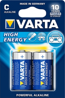 Varta Batteri C/LR14 High Energy i gruppen BATTERIER / VRIGA BATTERIER / AA / AAA / 9V - BATTERIER hos TH Pettersson AB (30-VAR LR14)
